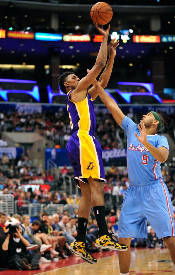 Los Angeles Lakers forward Nick Young